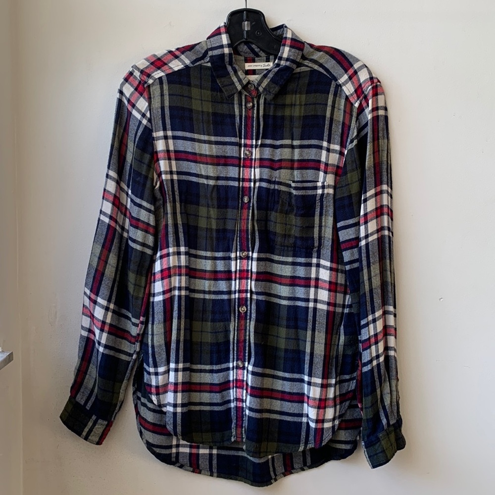 Amazingly Soft Plaid Button Up Shirt